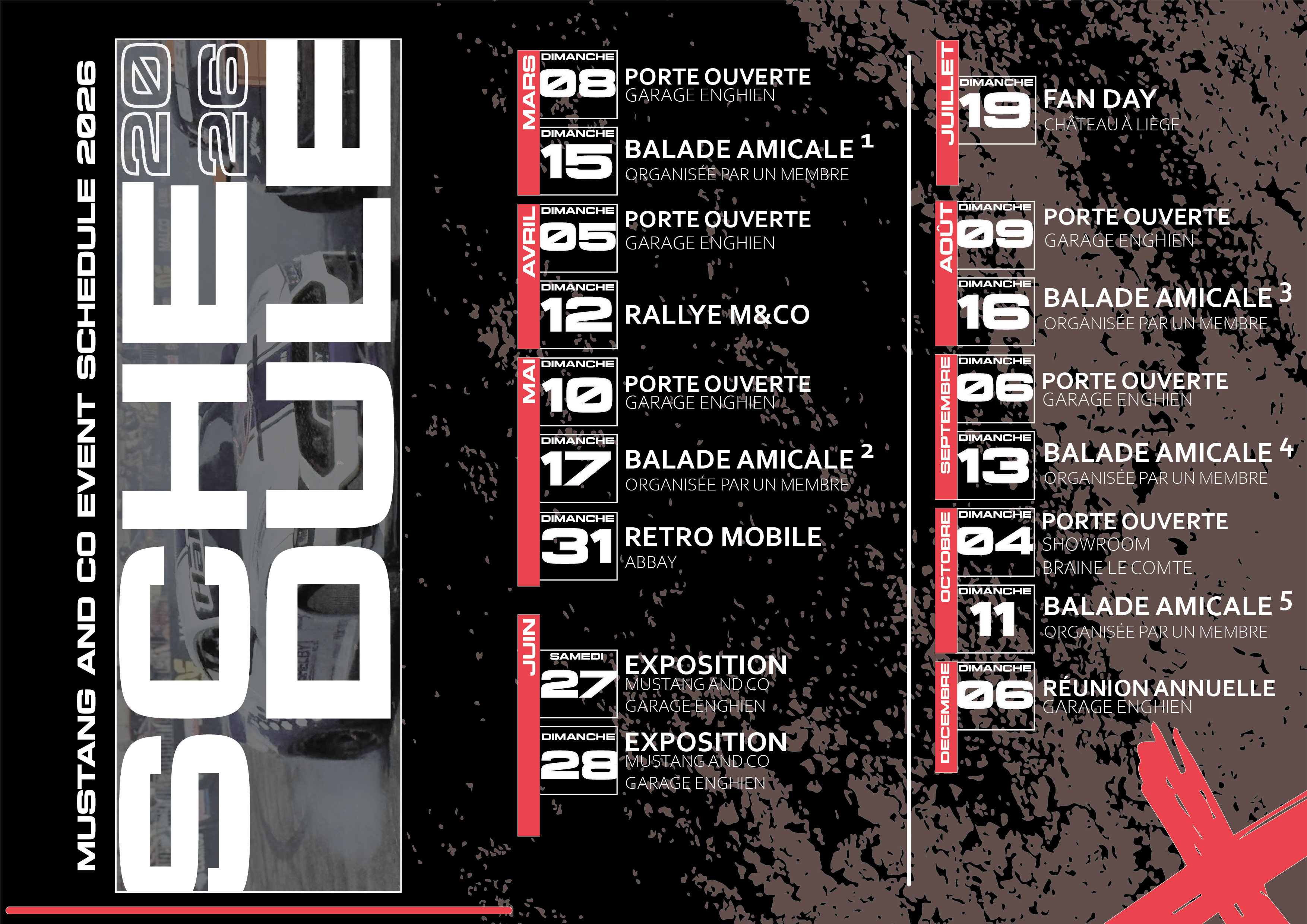 SCHEDULE 2026 